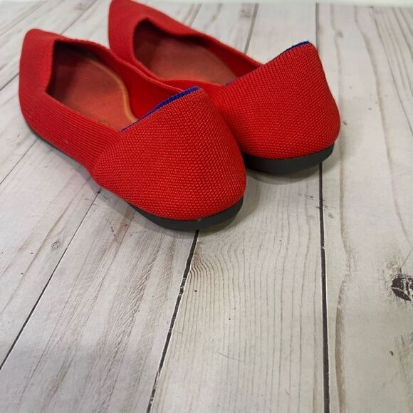 Rothy’s Red Pointed Toe Ballet Flats - Picture 7 of 11